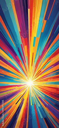Abstract sunburst, phone wallpaper, phone background
