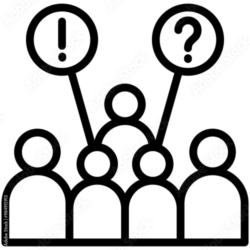 Public Opinion Icon