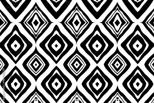 African geometric pattern for design prints  vector illustration.