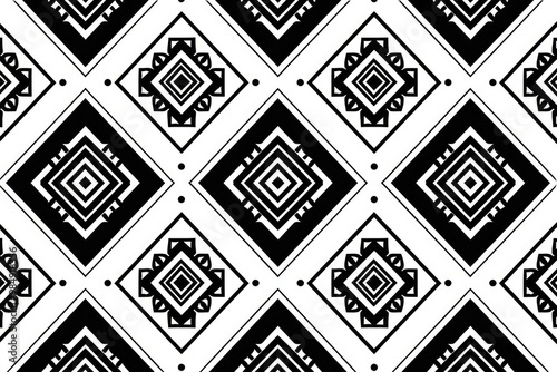 African geometric pattern for design prints  vector illustration.