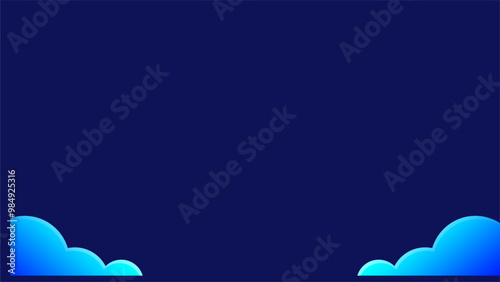 Abstract Blue Gradient Background Design Vector Template Backgrounds
