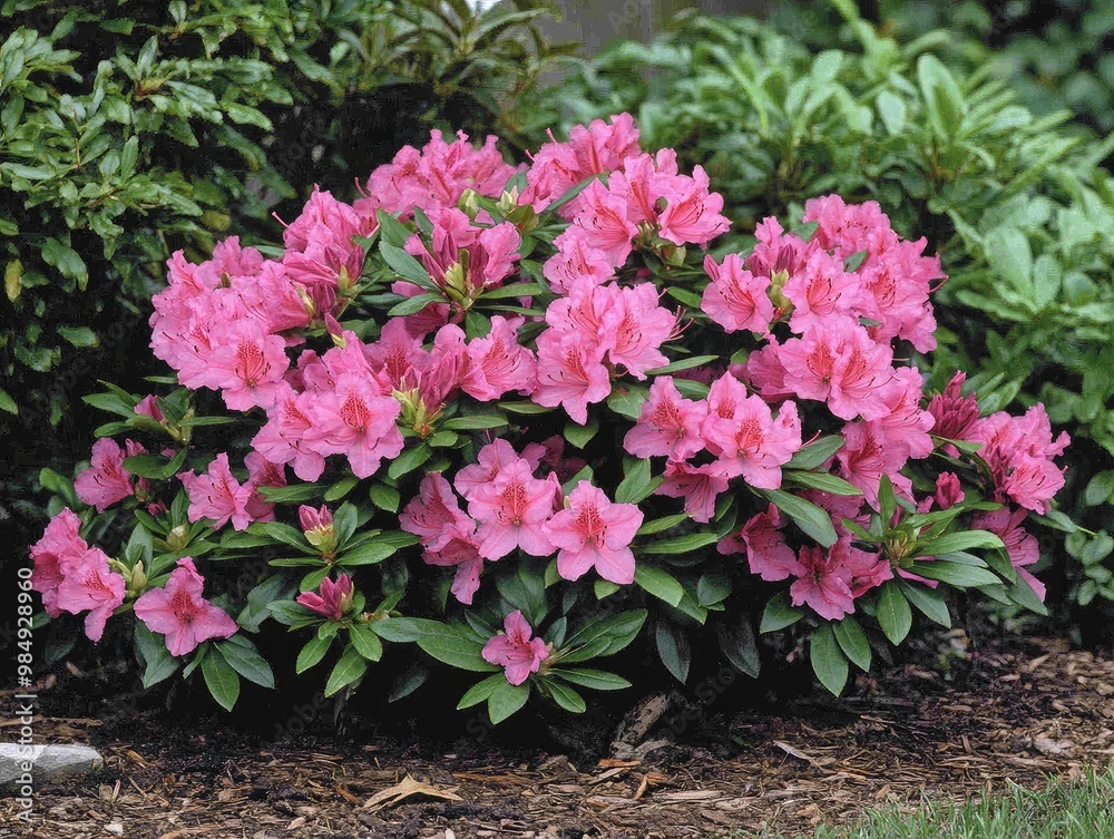 pink flowers in a garden pink flowers in a garden