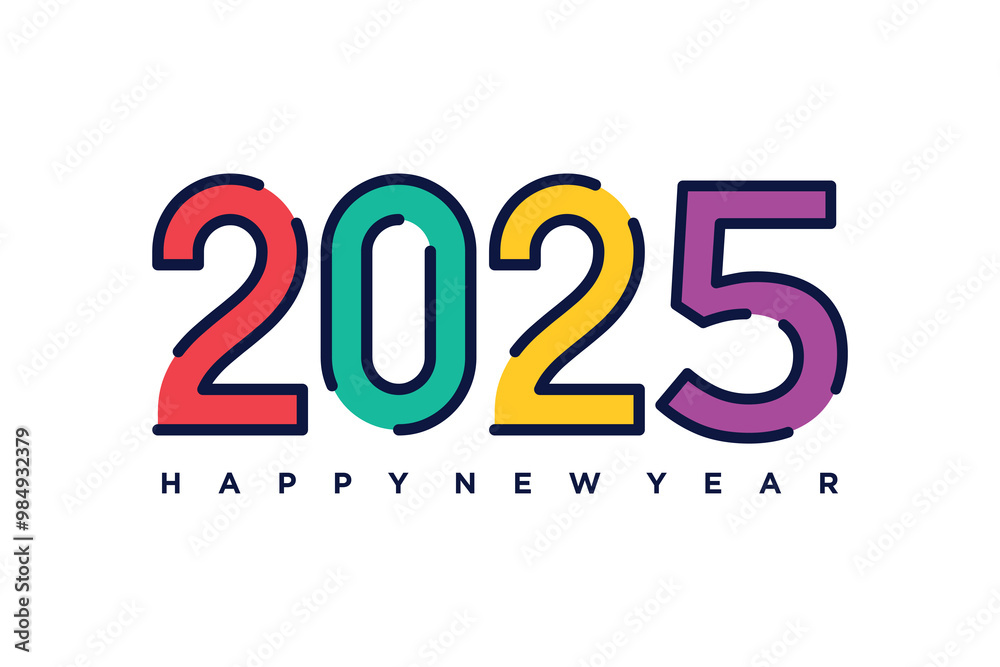 2025 design element vector with creative concept 2025 design element vector with creative concept