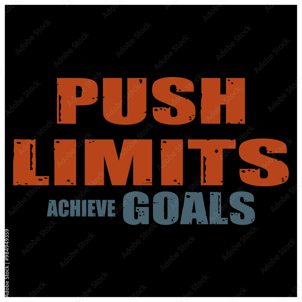 Obraz premium Self care quotes inspiration to take care of yourself. t- shirt design and print push limits achieve goals