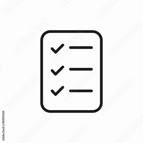 check list icon sign vector