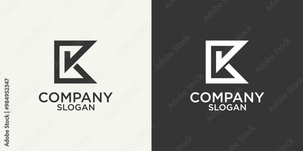 abstract initial k logo vector design abstract initial k logo vector design