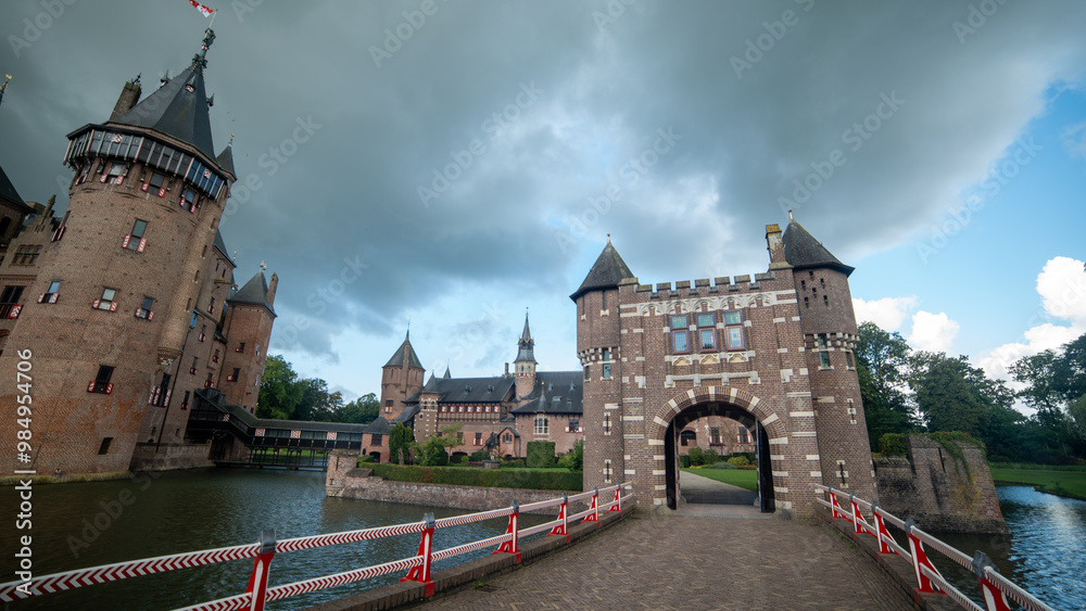 Obraz premium Utrecht Niederlande Reise Sehenswürdigkeit Grachten