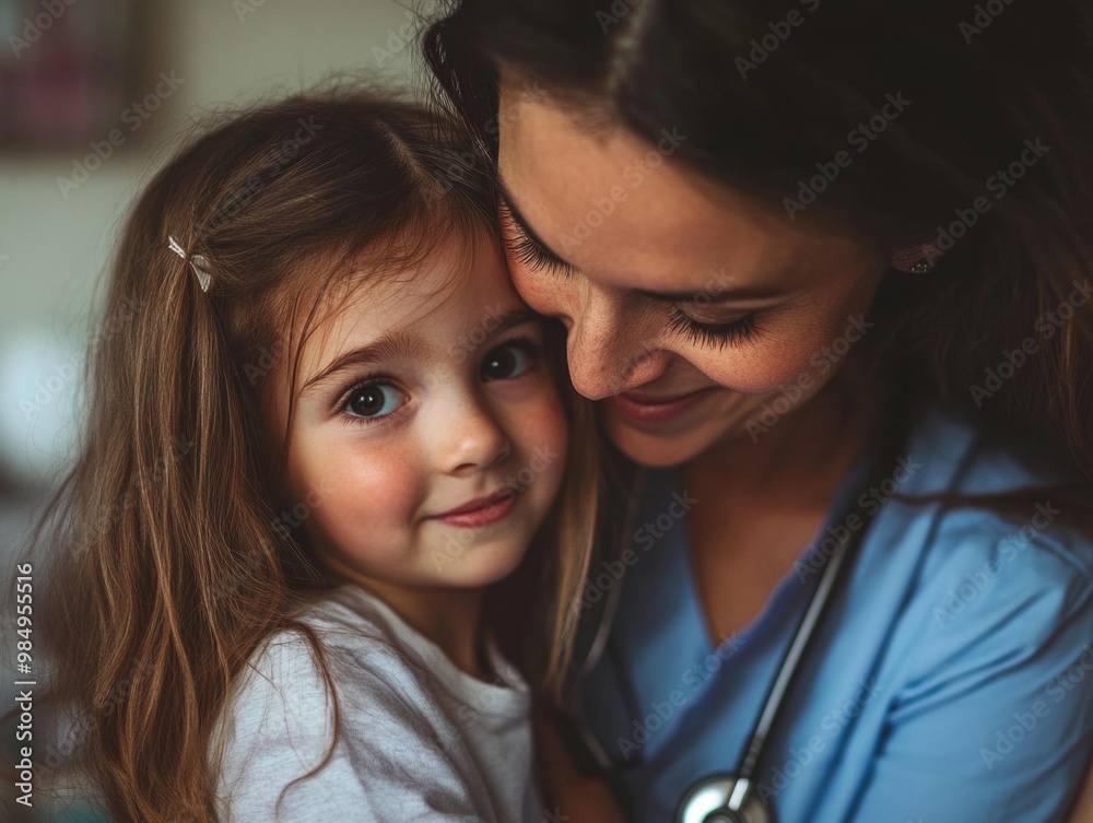 Endearing Moment Between Doctor and Child Endearing Moment Between Doctor and Child