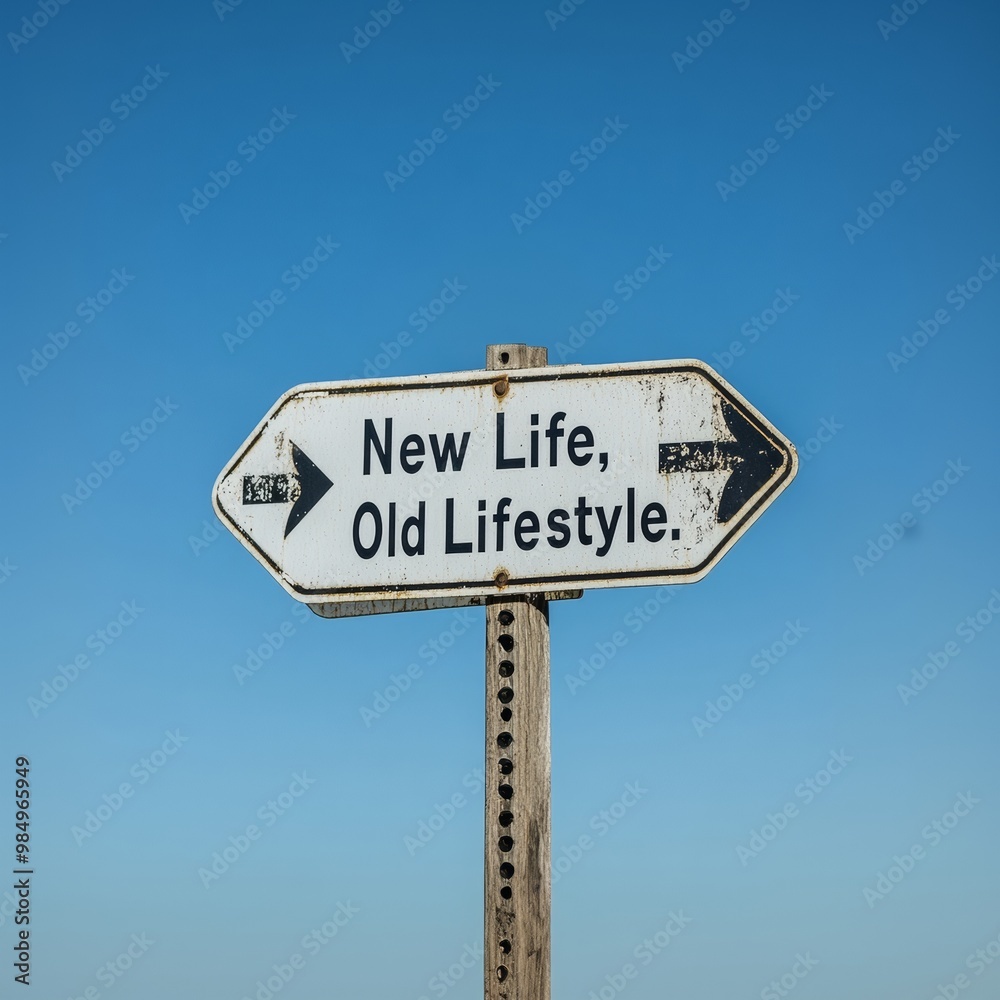 a street sign with arrows pointing to the right and text a street sign with arrows pointing to the right and text