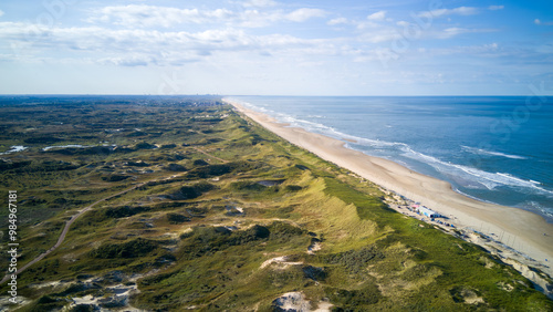 Strand und Dünen in Bergen aan Zee Holland Niederlande photo