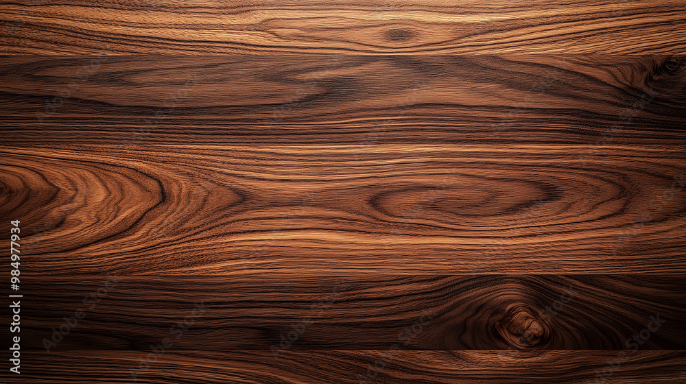 Fototapeta premium Dark Wood Texture With Fine Grain Patterns And Organic Knots Ideal For Luxury Design Projects