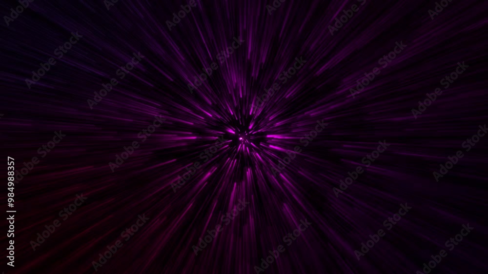 Red Purple Space Spikes Abstract 4K Loop features gradient red to purple laser light spike shapes flying from the center toward the viewer in a radial pattern in a loop. Red Purple Space Spikes Abstract 4K Loop features gradient red to purple laser light spike shapes flying from the center toward the viewer in a radial pattern in a loop.