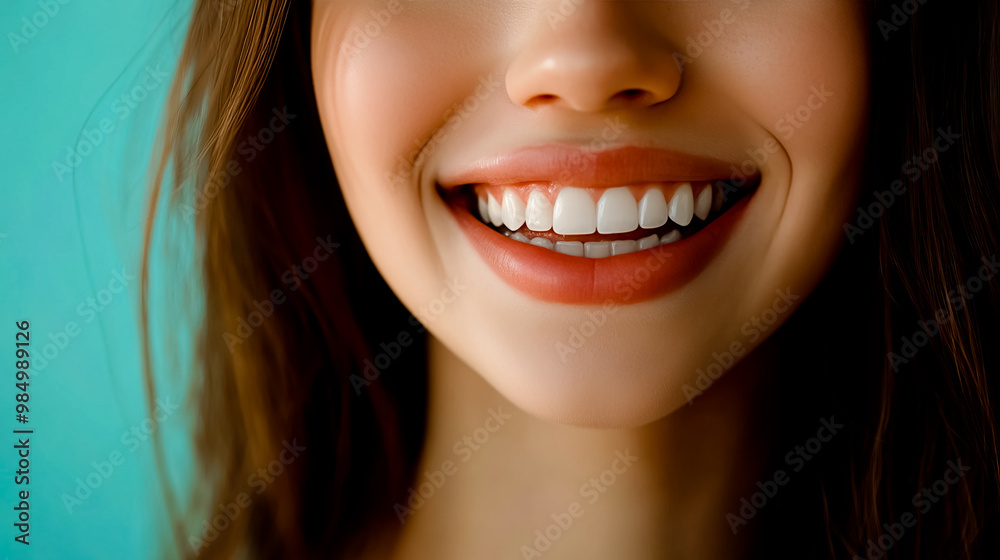 Well-groomed girl with beautiful teeth smiling at the camera. Well-groomed girl with beautiful teeth smiling at the camera.