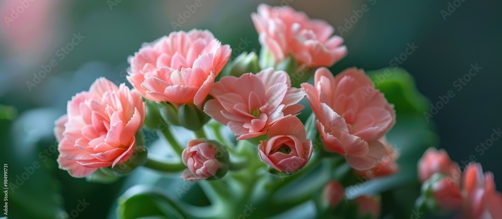 Pink Flower Of Kalanchoe Flower In Bloom Pink Flower Of Kalanchoe Flower In Bloom