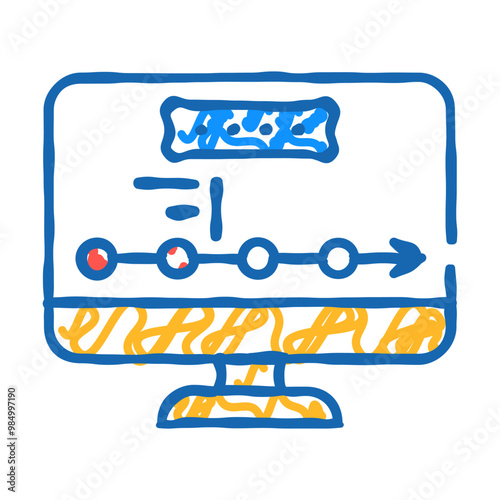 logistics tracking wholesale doodle icon sketch vector. logistics tracking wholesale sign. isolated symbol illustration