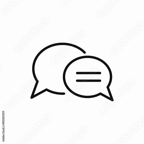 speech bubble icon sign vector