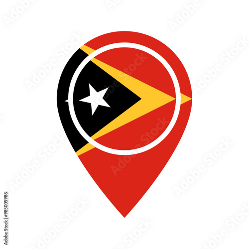 East Timor flag location icon Free Download East Timor flag location icon - GFXLoad