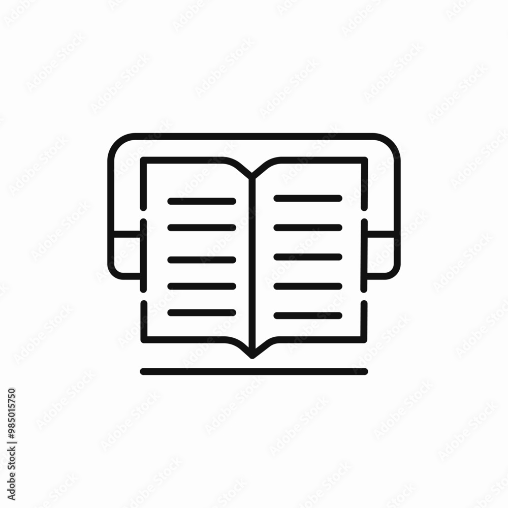 audio book icon sign vector audio book icon sign vector