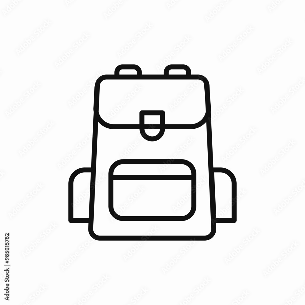 backpack bag icon sign vector backpack bag icon sign vector