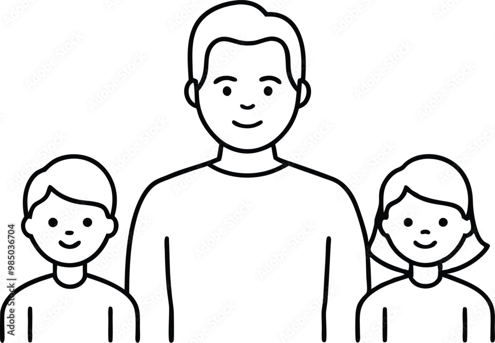 Happy Hearts Child and Parent Vector Illustration for Kids Art
Happy Hearts Child and Parent Vector Illustration for Kids Art