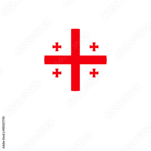 Georgia flag location icon