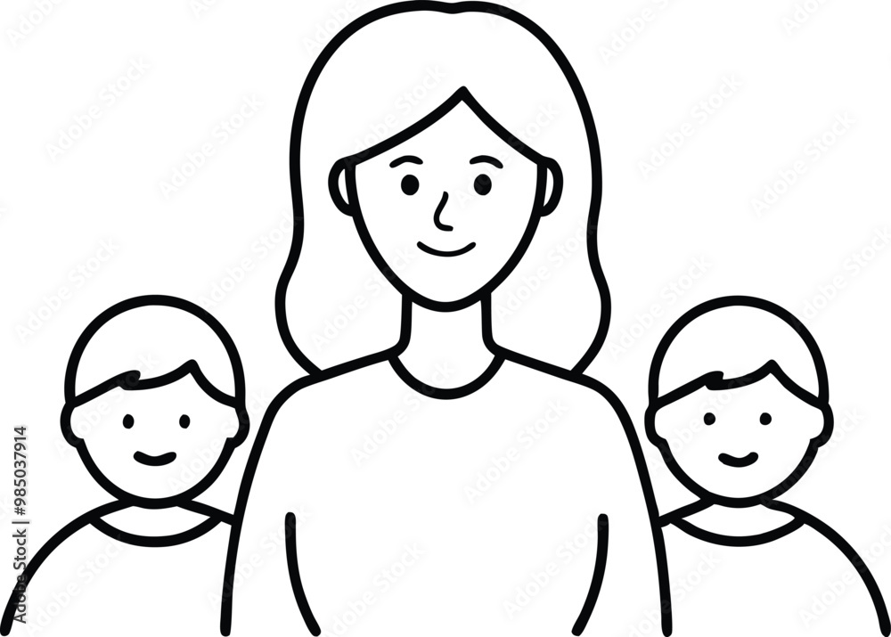 Loving Connection Child with Parent Vector Illustration for Kids
Loving Connection Child with Parent Vector Illustration for Kids