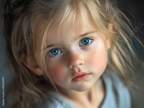 portrait of a little girl