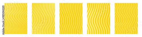 Noodle pattern poster