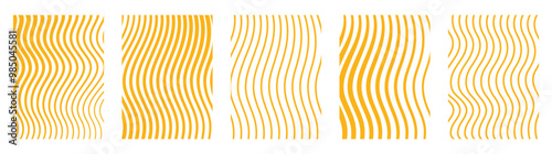 Noodle pattern poster