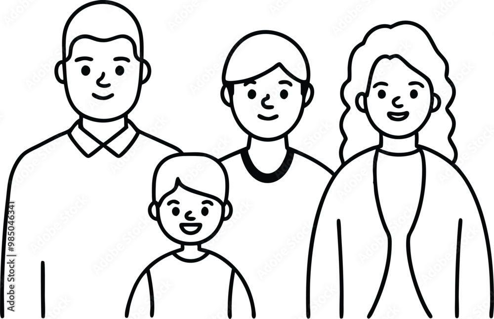 Family Fun Day Parents with Child Vector Illustration of Play
Family Fun Day Parents with Child Vector Illustration of Play