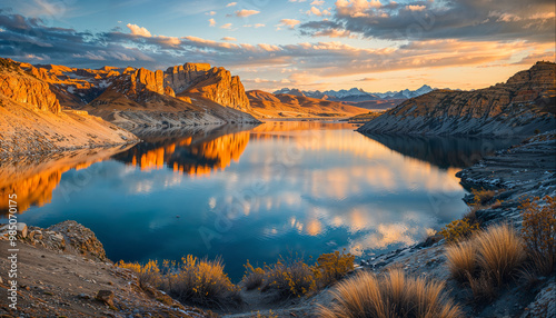 Lake Mead, Lake Mohave at Lake Mead National Recreation Area, Bullhead Nevada, Lake in a Desert