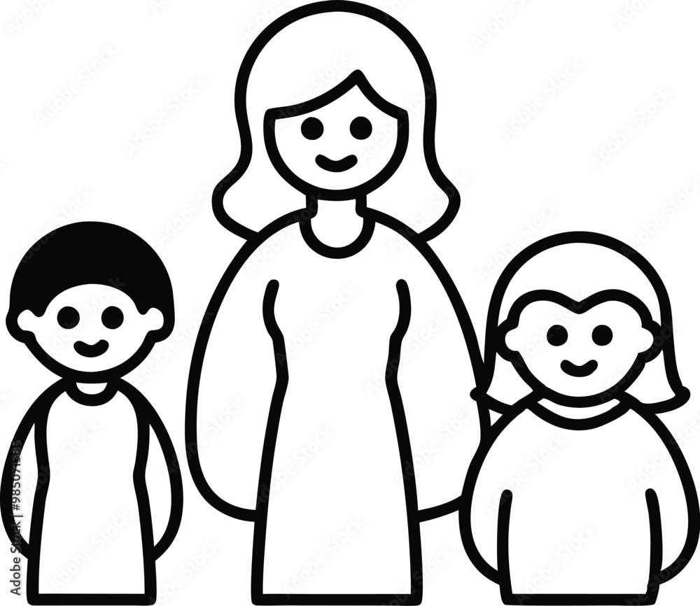 Embracing Diversity Child with Two Moms Vector Illustration for Children
Embracing Diversity Child with Two Moms Vector Illustration for Children