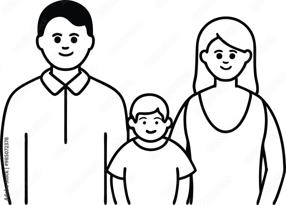 Cherished Memories Child with Parents Vector Illustration for Family Fun
Cherished Memories Child with Parents Vector Illustration for Family Fun