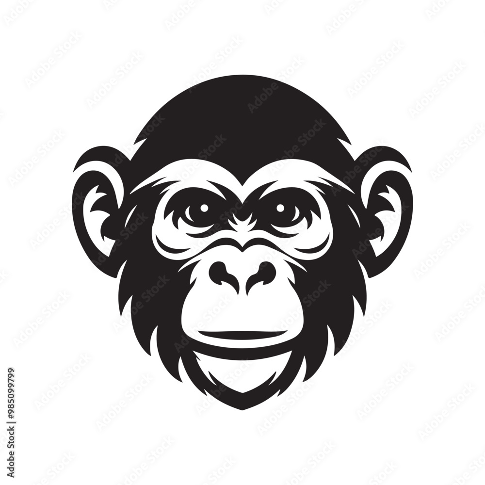 monkey head vector monkey head vector