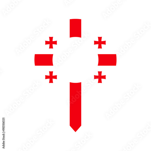 Georgia flag location icon