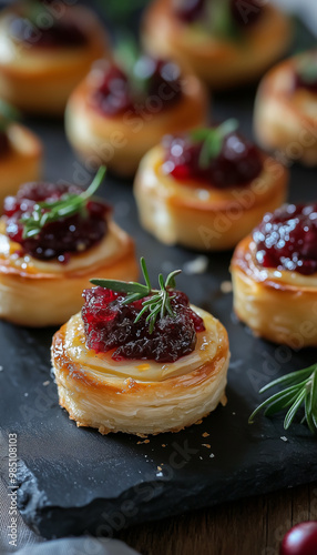 Cranberry Brie Bites