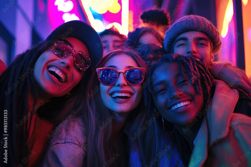 group of people dancing in the nightclub group of people dancing in the nightclub