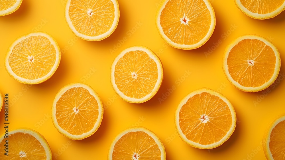 orange slices background
