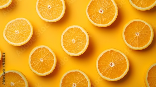 Obraz na płótnie orange slices background w salonie