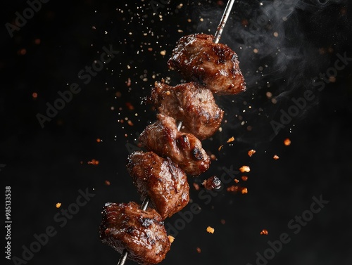 grilled chicken wings photo