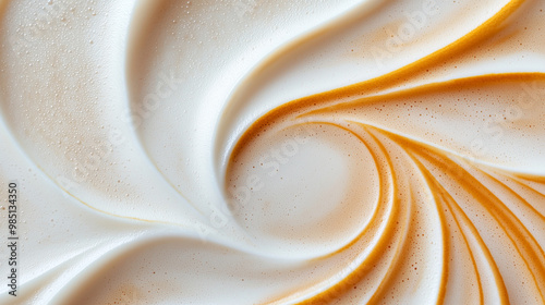 Close-up of Cappuccino Foam