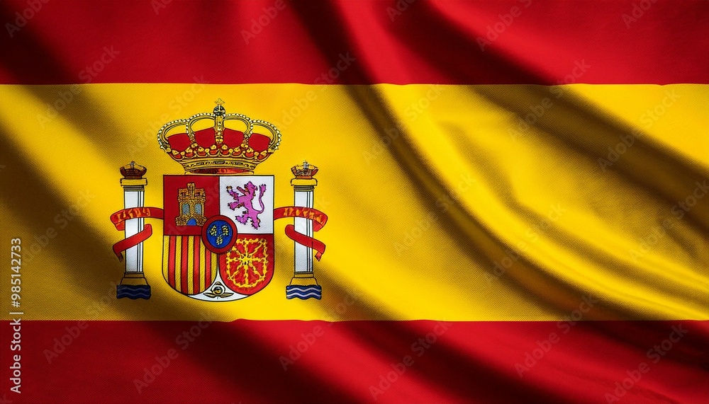 スペインの国旗(waving national flag of Spain.)
スペインの国旗(waving national flag of Spain.)