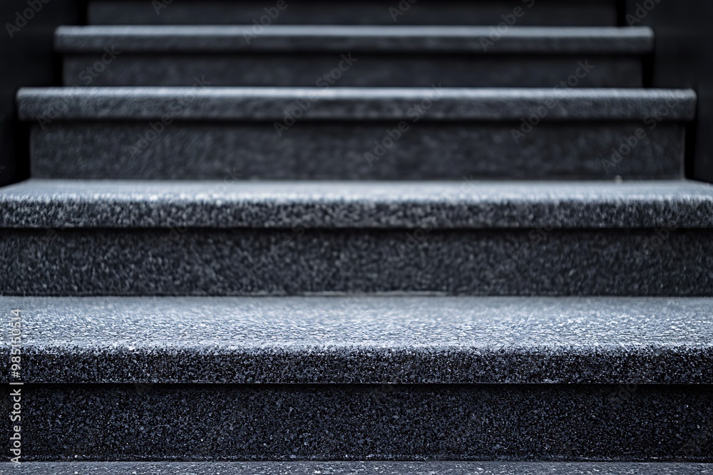 Closeup of concrete steps going up, abstract staircase background Closeup of concrete steps going up, abstract staircase background