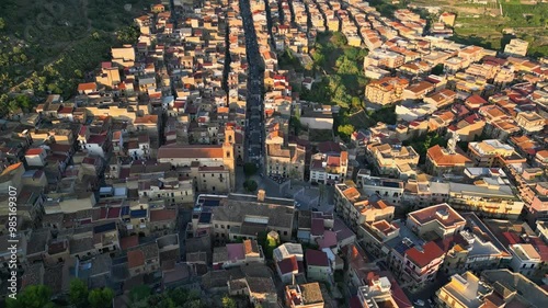 The Arab city of Misimeri from above. Dream Sicily. photo