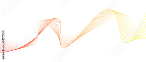 A wave of orange and red colors. creating a sense of energy and excitement