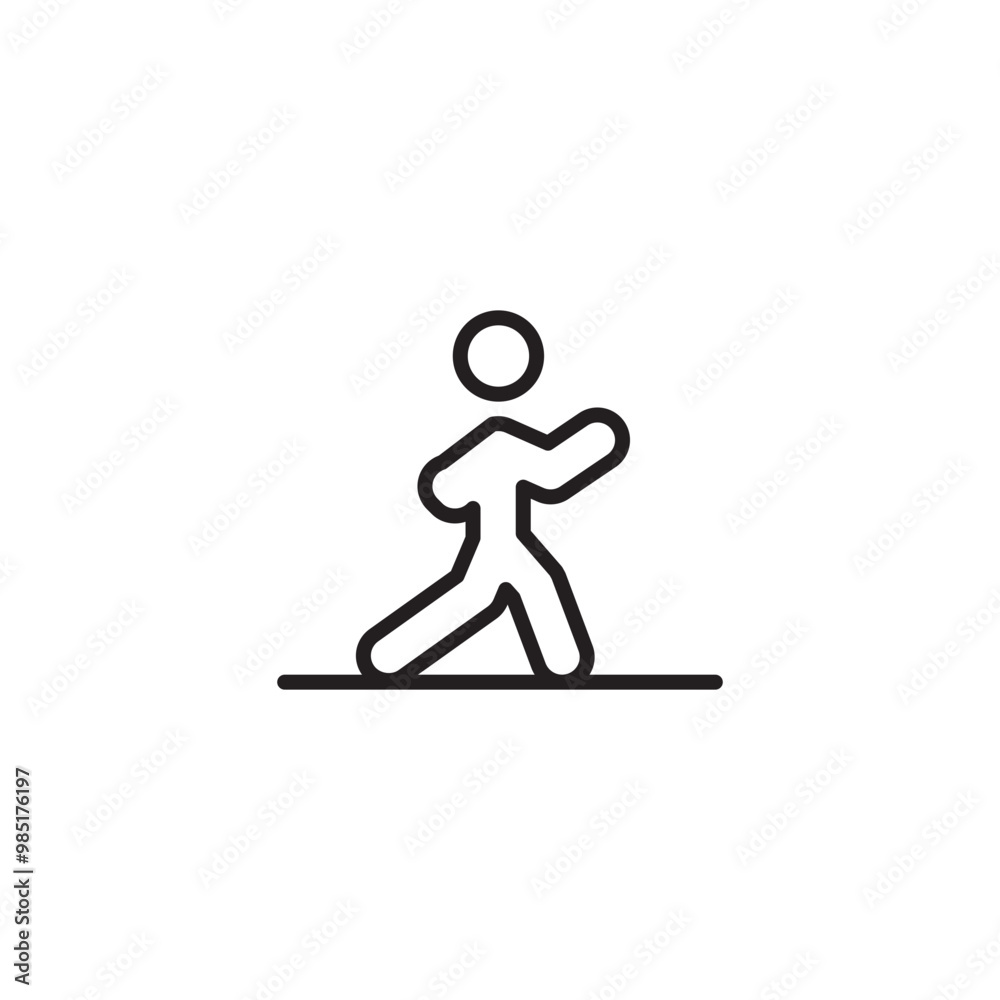 Walk in park color line icon. Editable stroke. Walk in park color line icon. Editable stroke.