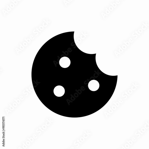 cookie accept icon sign vector