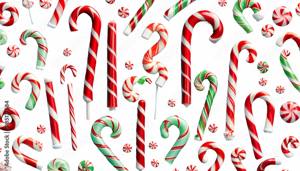 taste unique different candy delicious colection cane style striped christmass yummy design repetition old-fashioned horizontal christmas ornament hat aethereal christmas lights weather clipping