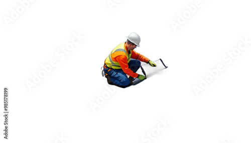 Obraz na płótnie worker set renewable panels energy installing photovoltaic photovoltaic sunlight panels energy energy dashboard farm working man house residence solar heating renewable energy economy future w salonie