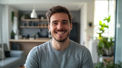 Smiling Man in a Casual Setting